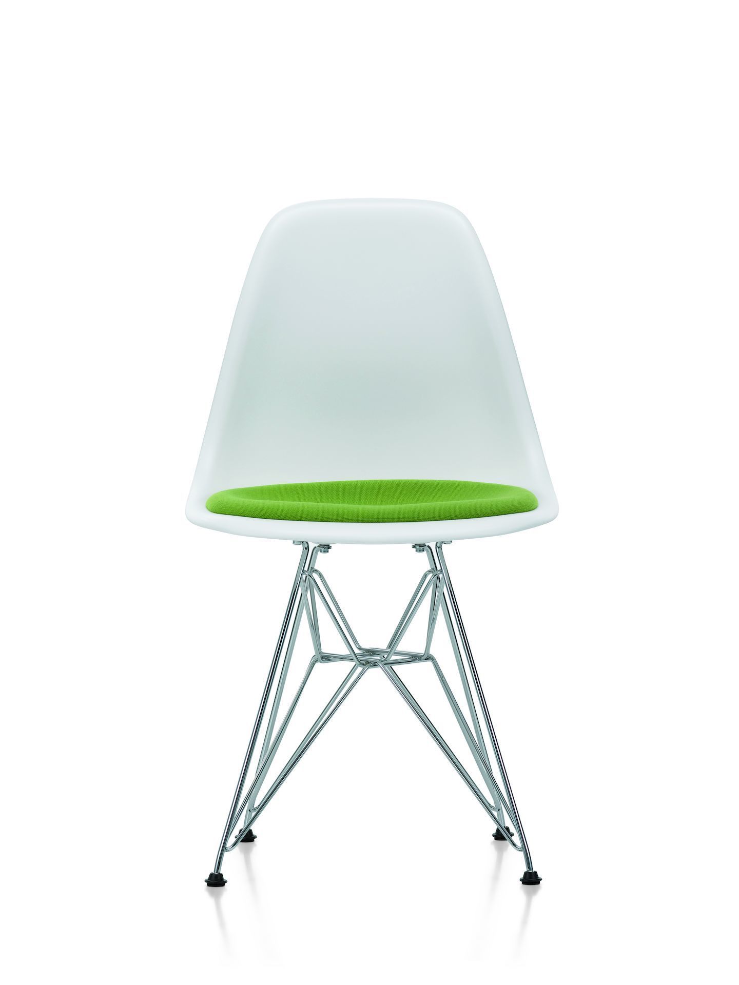 Eames Plastic Side Chair DSR Stuhl mit Sitzpolster Vitra